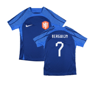 2022-2023 Holland Dri-FIT Training Shirt (Blue) - Kids (Bergwijn 7)