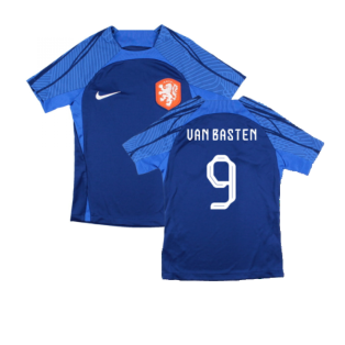 2022-2023 Holland Dri-FIT Training Shirt (Blue) - Kids (Van Basten 9)