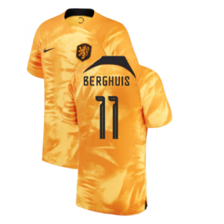 2022-2023 Holland Home Shirt (BERGHUIS 11)