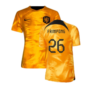 2022-2023 Holland Home Shirt (Ladies) (Frimpong 26)