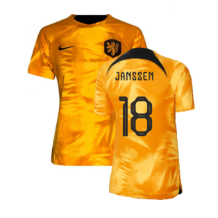 2022-2023 Holland Home Shirt (Ladies) (Janssen 18)