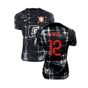 2022-2023 Holland Pre-Match Shirt (Black) - Kids (Lang 12)