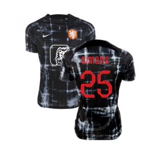 2022-2023 Holland Pre-Match Shirt (Black) - Kids (Simons 25)