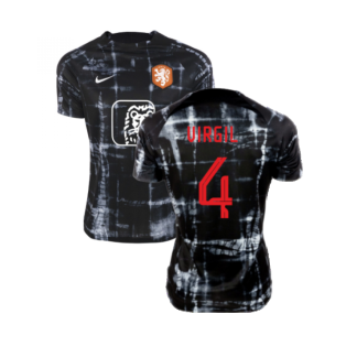 2022-2023 Holland Pre-Match Shirt (Black) - Kids (Virgil 4)