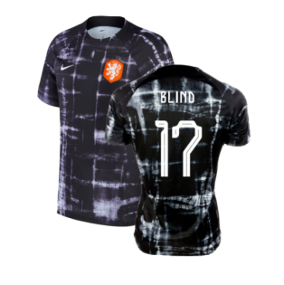 2022-2023 Holland Pre-Match Training Shirt (Black) (BLIND 17)