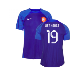 2022-2023 Holland Strike Training Shirt (Blue) (Weghorst 19)