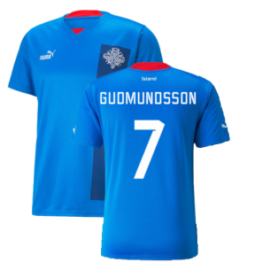 2022-2023 Iceland Home Shirt (GUDMUNDSSON 7)