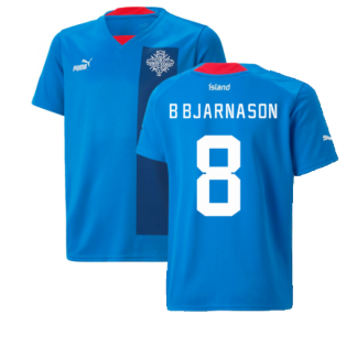 2022-2023 Iceland Home Shirt (Kids) (B BJARNASON 8)