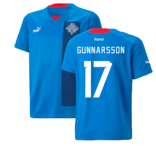 2022-2023 Iceland Home Shirt (Kids) (GUNNARSSON 17)