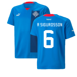2022-2023 Iceland Home Shirt (Kids) (R SIGURDSSON 6)