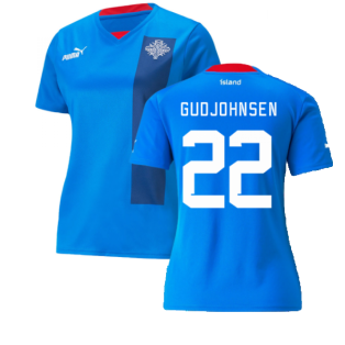 2022-2023 Iceland Home Shirt (Ladies) (GUDJOHNSEN 22)