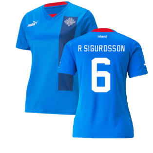2022-2023 Iceland Home Shirt (Ladies) (R SIGURDSSON 6)