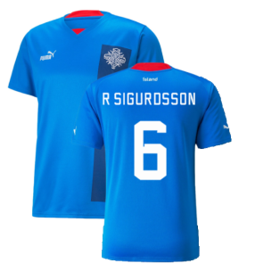2022-2023 Iceland Home Shirt (R SIGURDSSON 6)