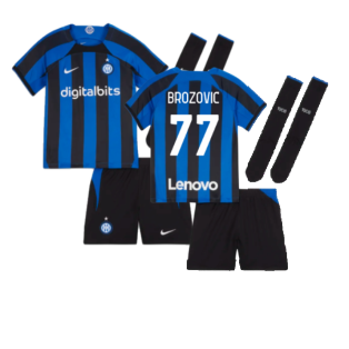 2022-2023 Inter Milan Home Mini Kit (BROZOVIC 77)