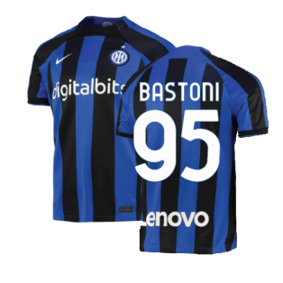 2022-2023 Inter Milan Home Shirt (BASTONI 95)
