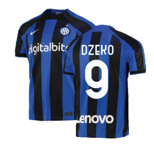 2022-2023 Inter Milan Home Shirt (DZEKO 9)