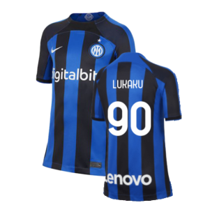 2022-2023 Inter Milan Home Shirt (Kids) (LUKAKU 90)
