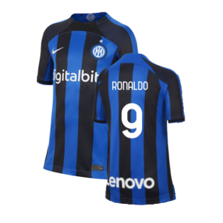 2022-2023 Inter Milan Home Shirt (Kids) (RONALDO 9)