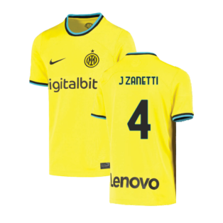 2022-2023 Inter Milan Third Shirt (Kids) (J ZANETTI 4)