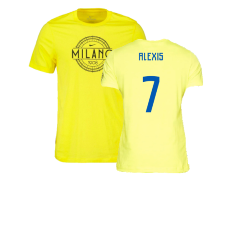 2022-2023 Inter Milan Voice Tee (Yellow) (ALEXIS 7)
