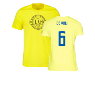 2022-2023 Inter Milan Voice Tee (Yellow) (DE VRIJ 6)