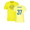 2022-2023 Inter Milan Voice Tee (Yellow) (SKRINIAR 37)