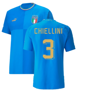 2022-2023 Italy Authentic Home Shirt (CHIELLINI 3)