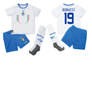 2022-2023 Italy Away Mini Kit (BONUCCI 19)