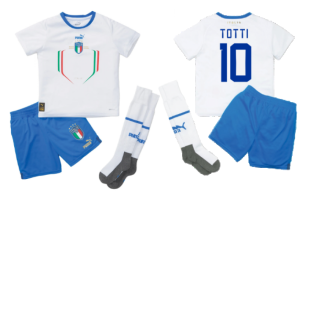 2022-2023 Italy Away Mini Kit (TOTTI 10)