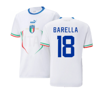 2022-2023 Italy Away Shirt (BARELLA 18)