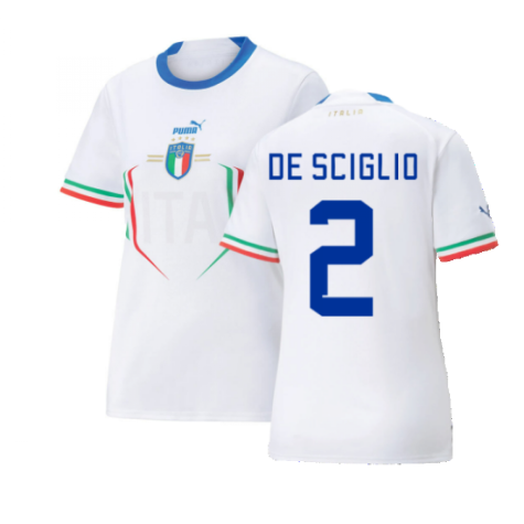 2022-2023 Italy Away Shirt (Ladies) (DE SCIGLIO 2)