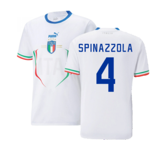 2022-2023 Italy Away Shirt (SPINAZZOLA 4)