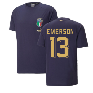 2022-2023 Italy Coach Casuals Tee (Peacot) (EMERSON 13)