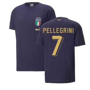 2022-2023 Italy Coach Casuals Tee (Peacot) (PELLEGRINI 7)