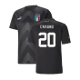 2022-2023 Italy Goalkeeper Shirt (Black) (Cragno 20)