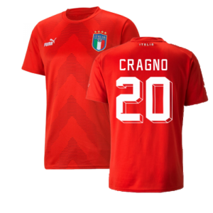 2022-2023 Italy Goalkeeper Shirt (Red) (CRAGNO 20)