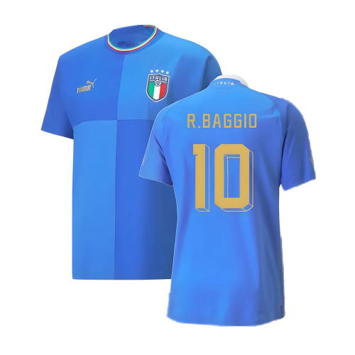 2022-2023 Italy Home Jersey Authentic with Packaging (R.BAGGIO 10)