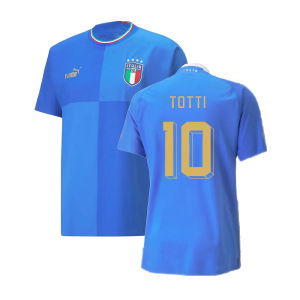 2022-2023 Italy Home Jersey Authentic with Packaging (TOTTI 10)
