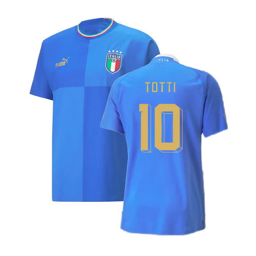 2022-2023 Italy Home Jersey Authentic with Packaging (TOTTI 10)