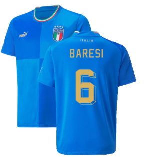 2022-2023 Italy Home Shirt (Kids) (BARESI 6)