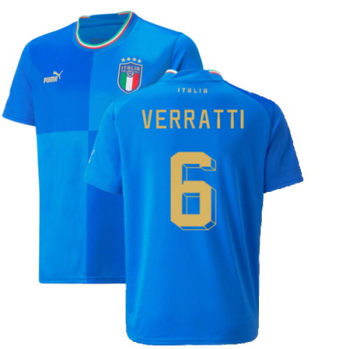 2022-2023 Italy Home Shirt (Kids) (VERRATTI 6) 2022-2023 Italy Home Shirt (Kids) (VERRATTI 6)