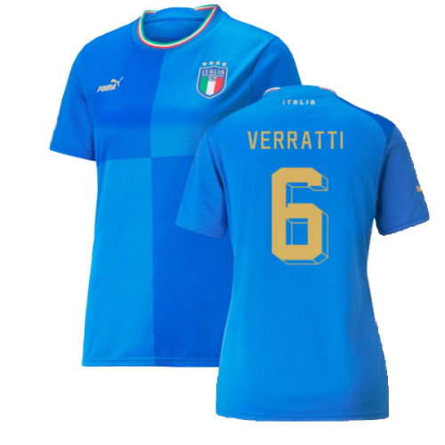 2022-2023 Italy Home Shirt (Ladies) (VERRATTI 6) 2022-2023 Italy Home Shirt (Ladies) (VERRATTI 6)