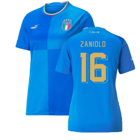 2022-2023 Italy Home Shirt (Ladies) (ZANIOLO 16)