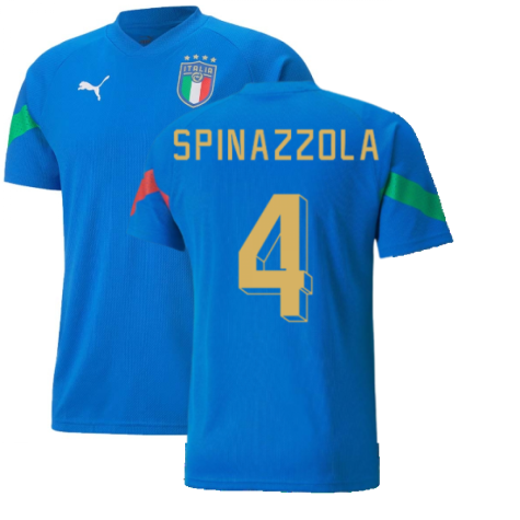 2022-2023 Italy Player Training Jersey (Blue) (SPINAZZOLA 4)