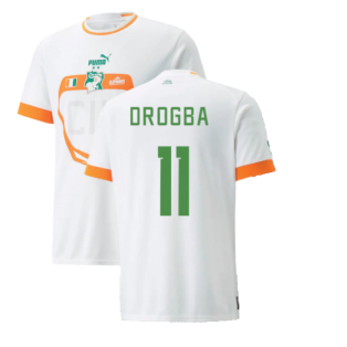 2022-2023 Ivory Coast Away Shirt (DROGBA 11)