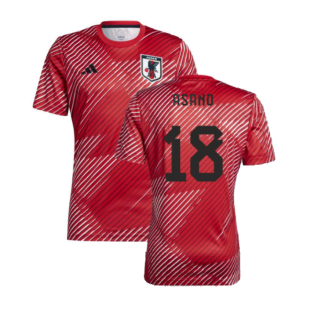 2022-2023 Japan Pre-Match Shirt (Asano 18)