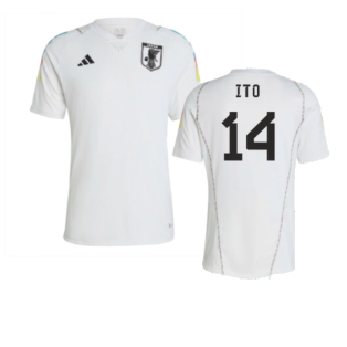 2022-2023 Japan Pre-Match Shirt (White) (Ito 14)