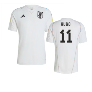2022-2023 Japan Pre-Match Shirt (White) (Kubo 11)