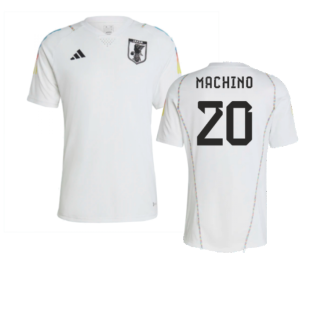2022-2023 Japan Pre-Match Shirt (White) (Machino 20)