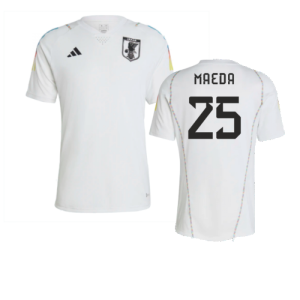 2022-2023 Japan Pre-Match Shirt (White) (Maeda 25)